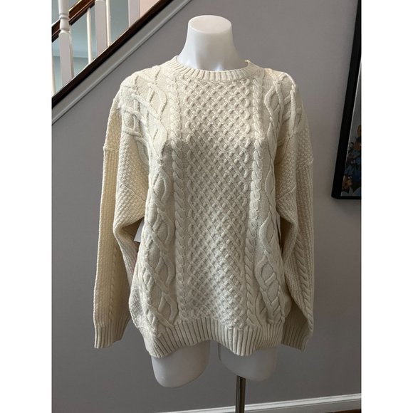 Sunday Best Cream Cable Knit Sweater - Picture 2 of 5